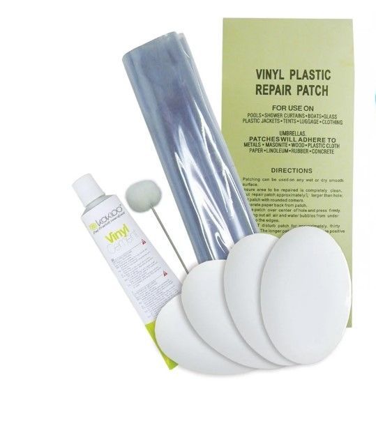 Kokido Kit adhesivo para piscinas con lámina de color gris oscuro
