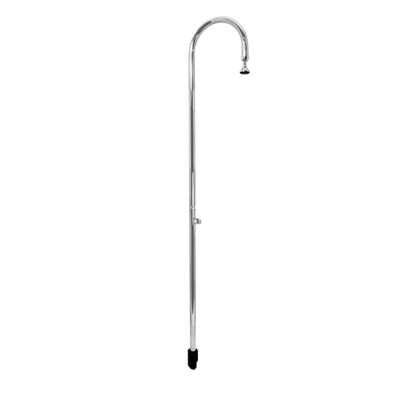 QP Duchas de acero inoxidable 1 brazo c/43 Bastón