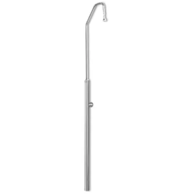 PQS Ducha de acero inox con 1 rociador 63 mm