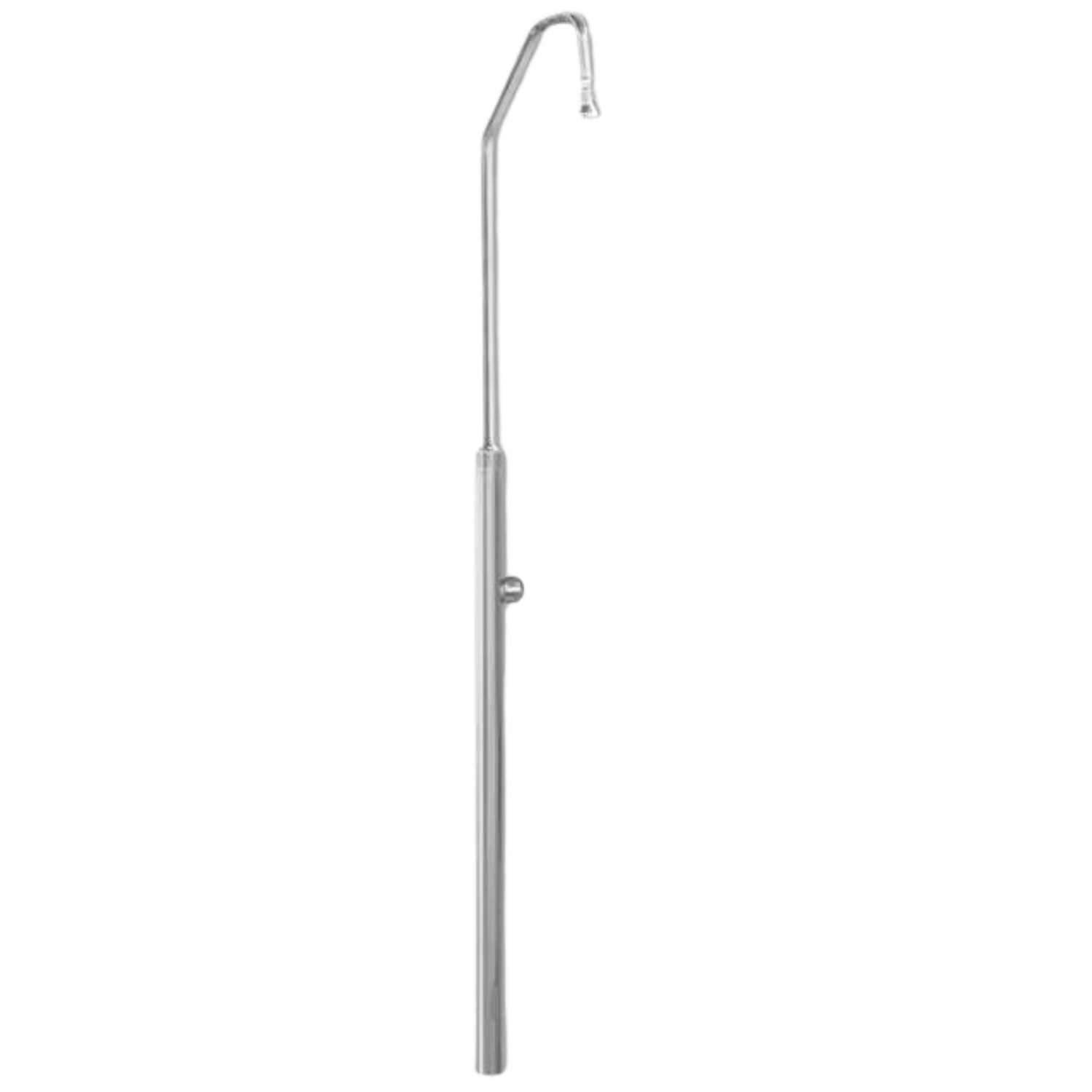 PQS Ducha de acero inox con 1 rociador 63 mm
