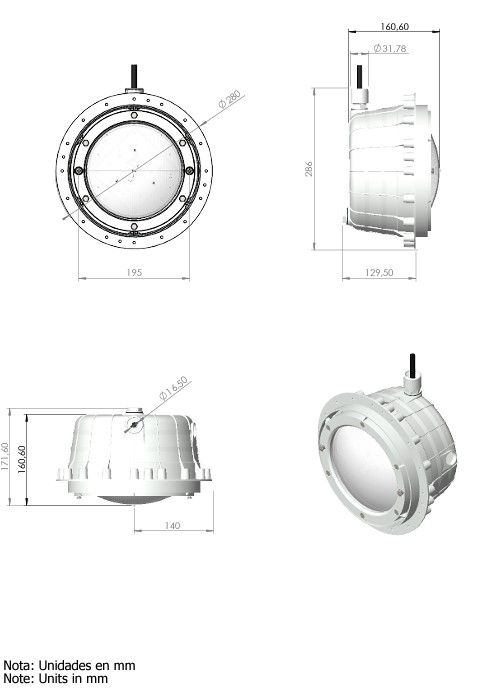 AstralPool Kit de Proyectores Par56 con nicho para Hormigón
