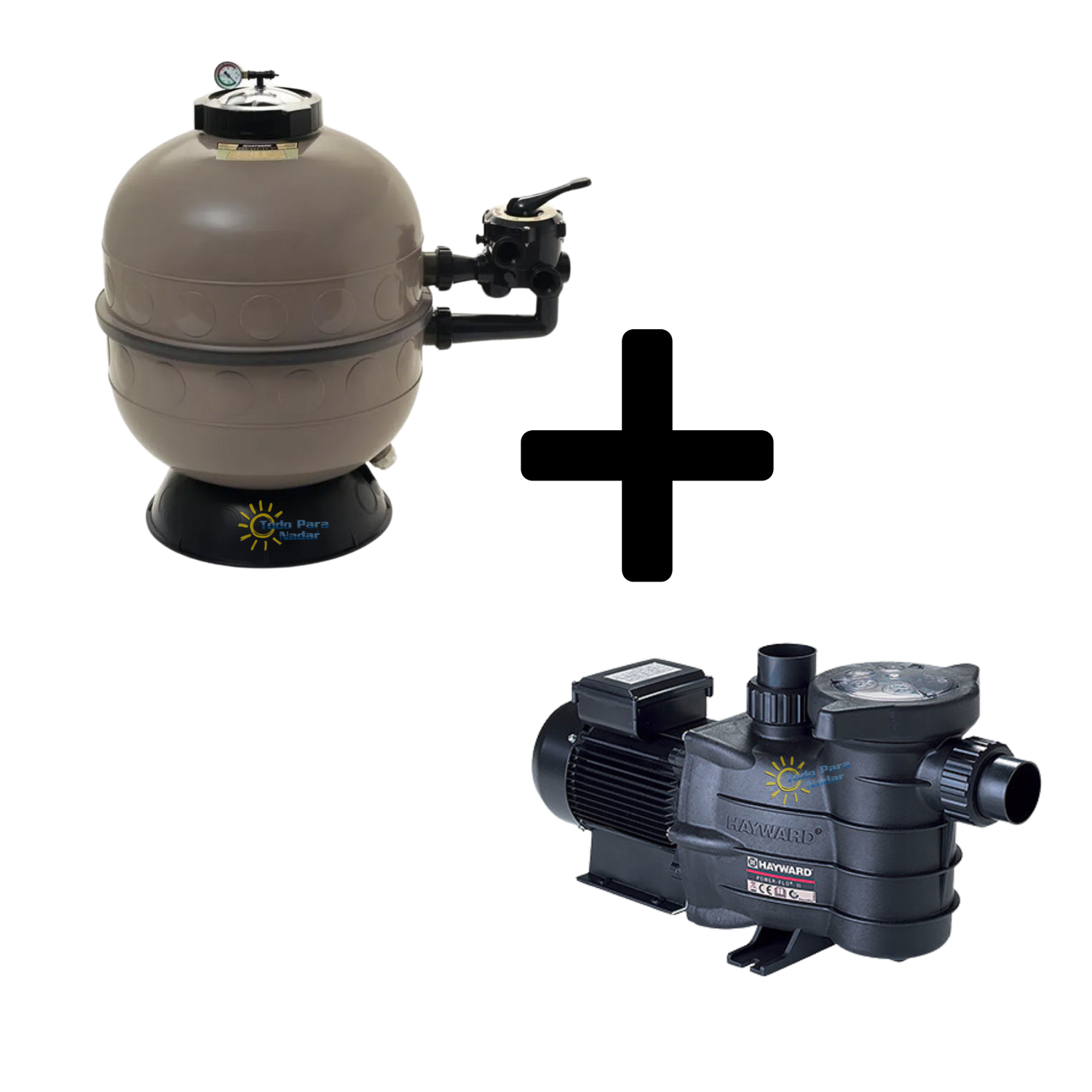 Hayward Casetas Enterradas con Filtro LAM. Hayward HI + Bomba Power FLO II