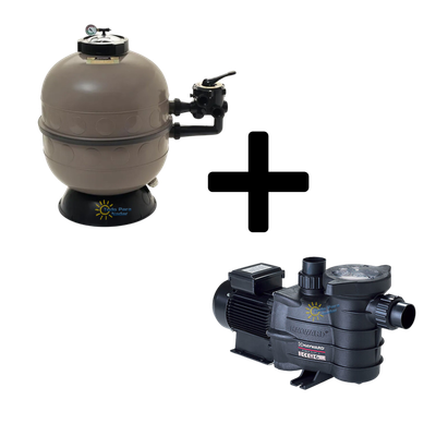 Hayward Casetas Enterradas con Filtro LAM. Hayward HI + Bomba Power FLO II