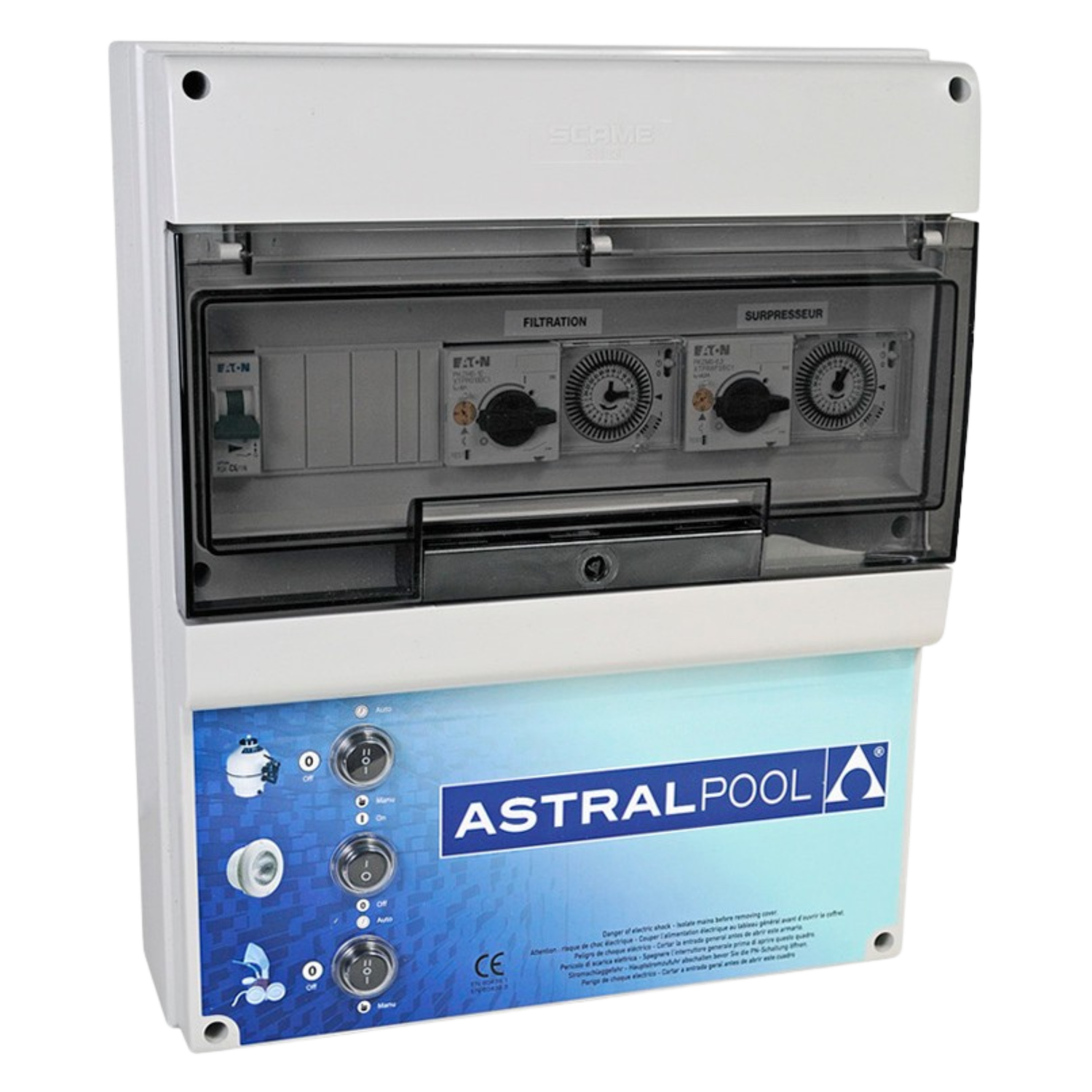 AstralPool Protección 2 bombas y Control de 2 luces subacuáticas