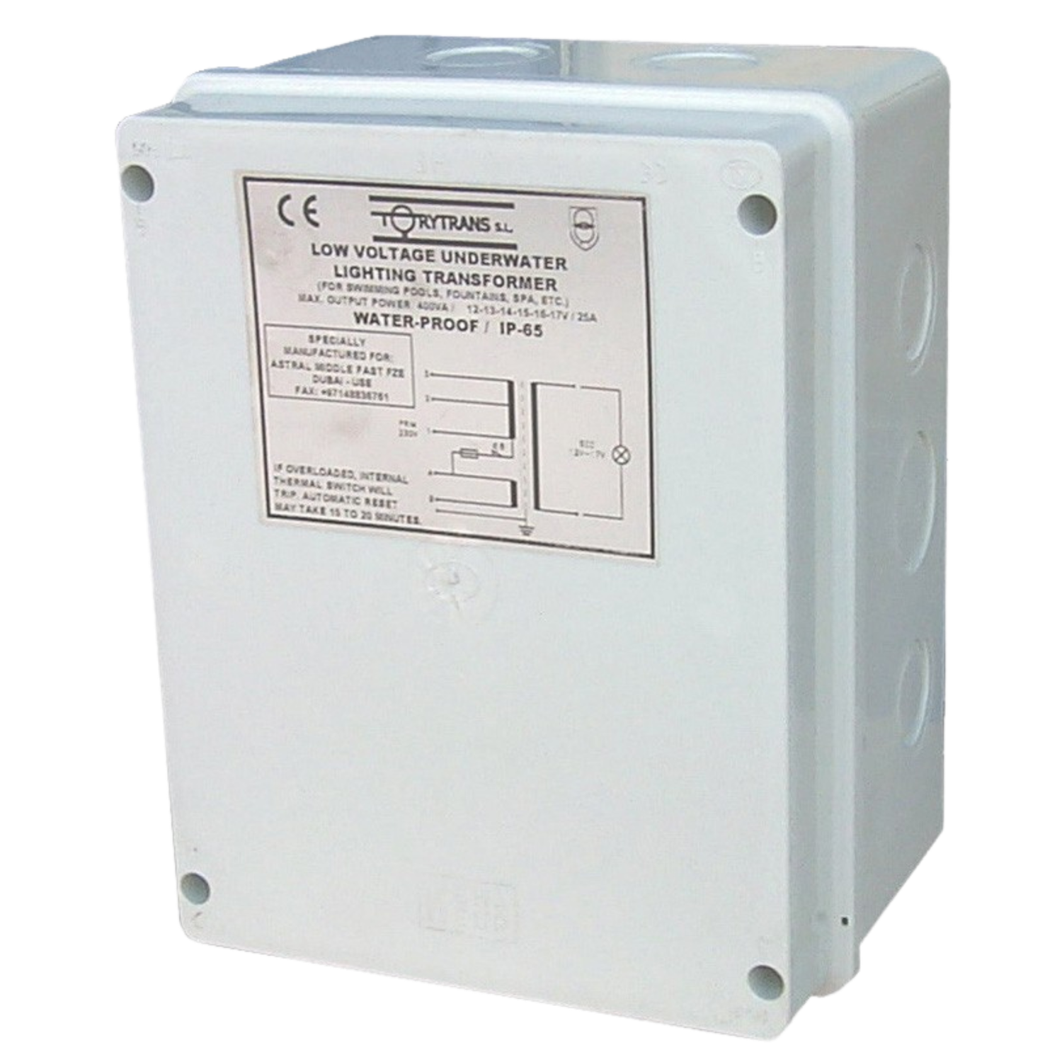 AstralPool Transformador de Seguridad IP65