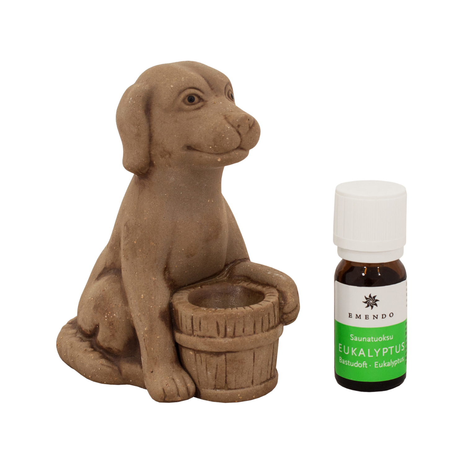 Emendo Aceite Esencial para Sauna de Eucalipto con figura Perro