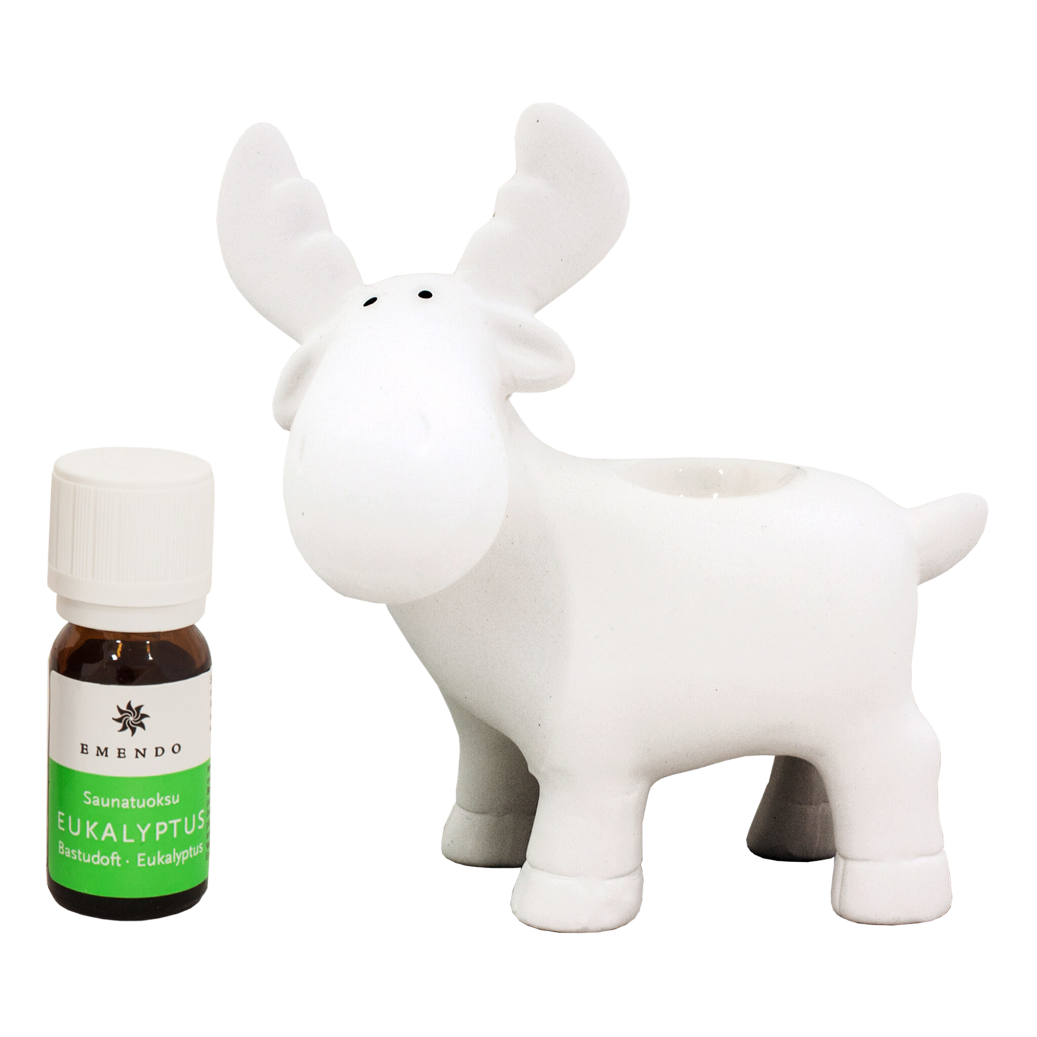 Emendo Aceite Esencial para sauna de Eucalipto con figura Reno