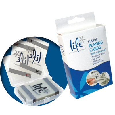 Life Spa Cartas de Juego Impermeables para Spa o Piscina