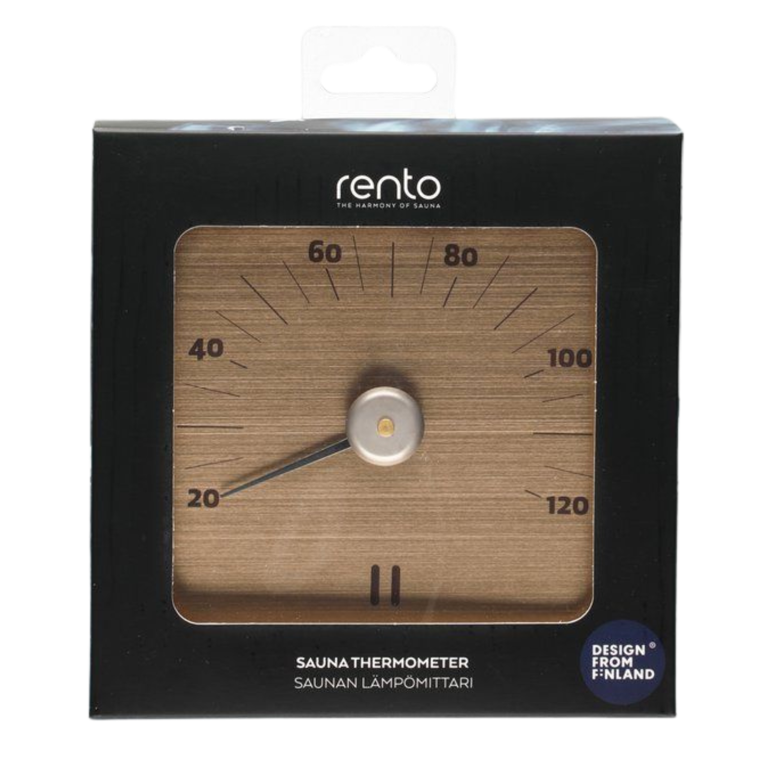 Rento Termómetro para Sauna de Aluminio