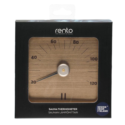 Rento Termómetro para Sauna de Aluminio