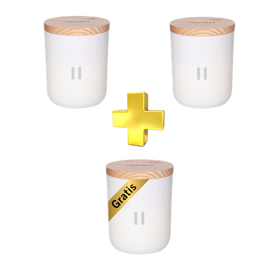Rento Velas Perfumadas - Aroma Abedúl - 2+1 Gratis