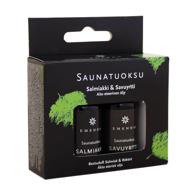 Emendo Aromas de Infusión Sauna Salmiak &amp; Hierba Ahumada 2×10ml
