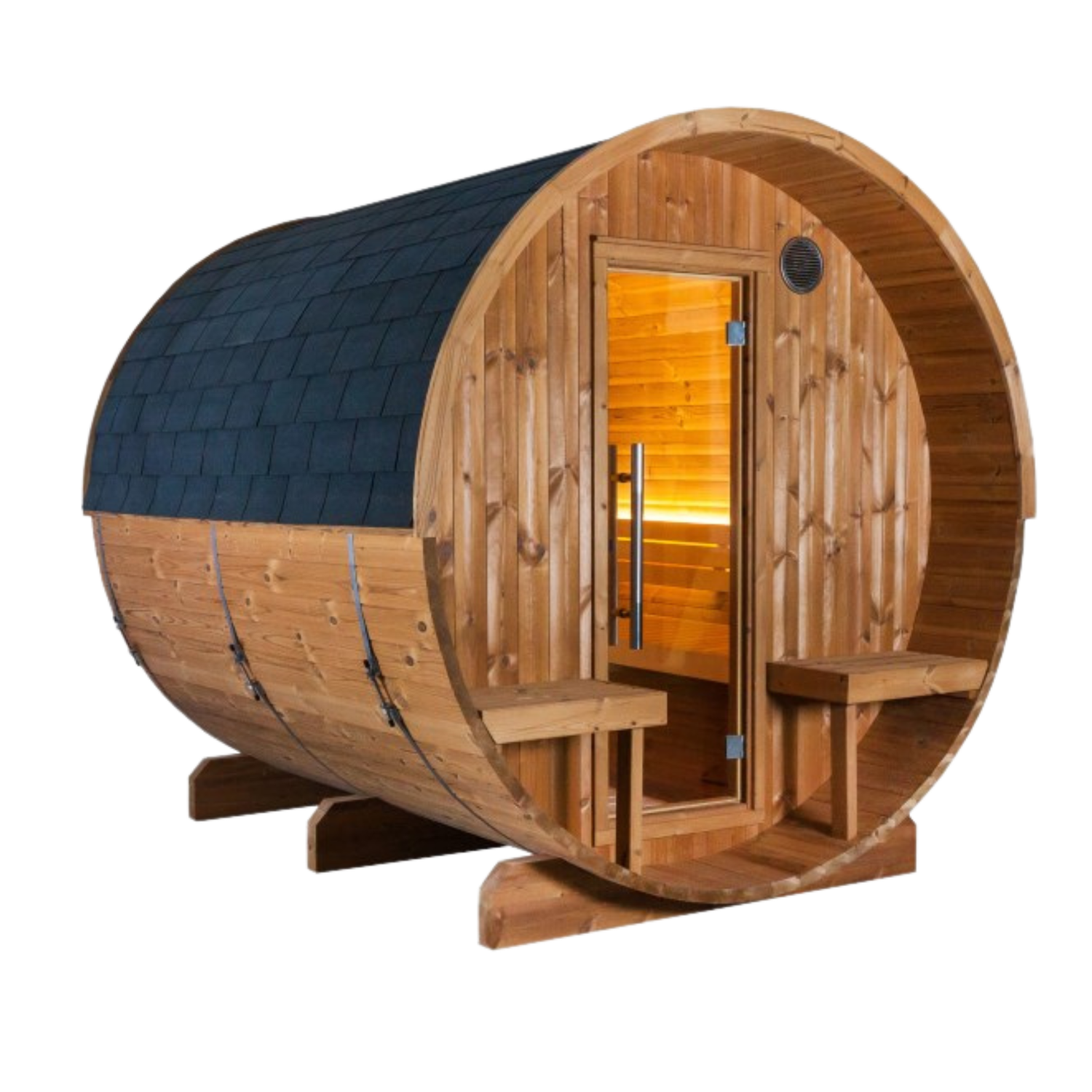 Sentiotec Sauna de exterior Modelo Barril Exterior Kaski