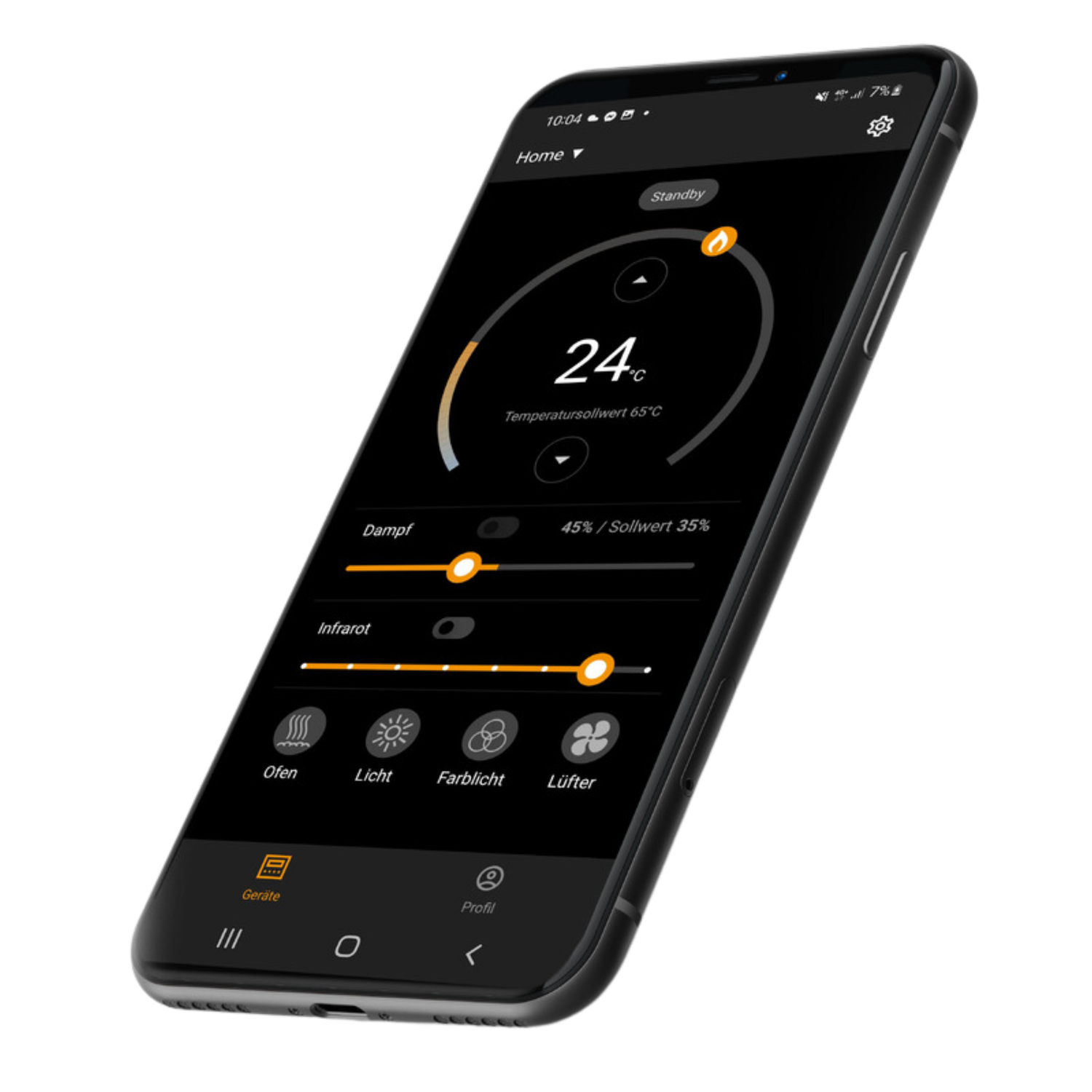 Sentiotec Panel de Control para Sauna - Conectividad - MySentio WiFi