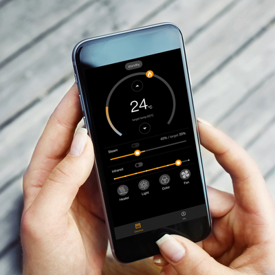 Sentiotec Panel de Control para Sauna - Conectividad - MySentio WiFi