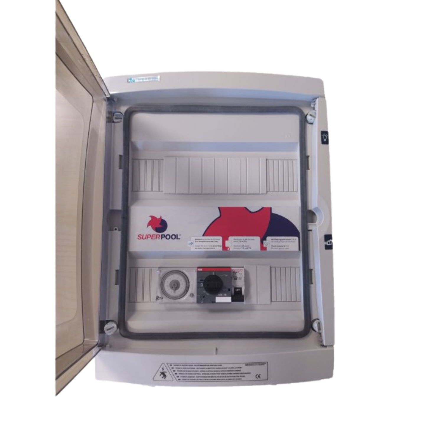 Superpool Cuadro Eléctrico Monofásico - Transformador para Focos