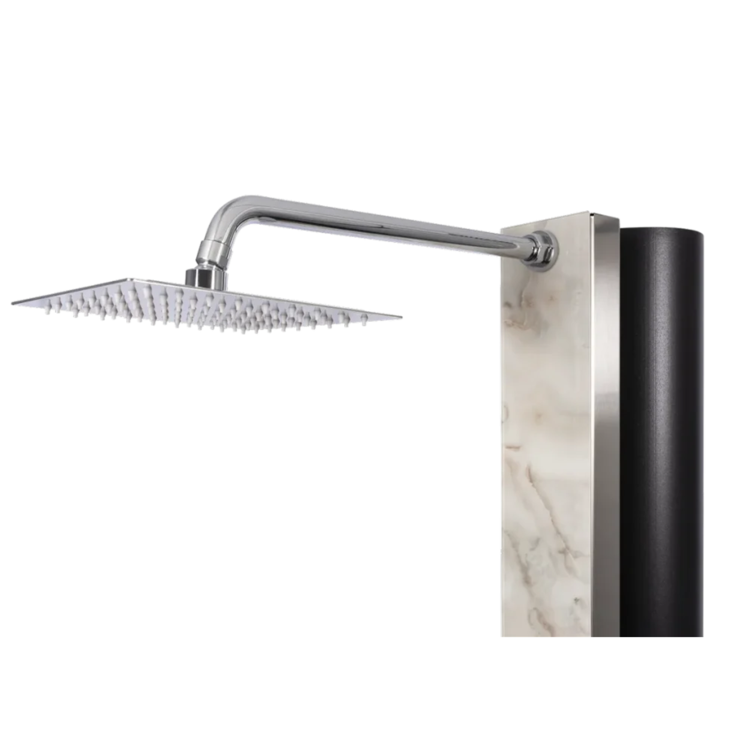 CRM Ducha Solar Glass con acabado cromado