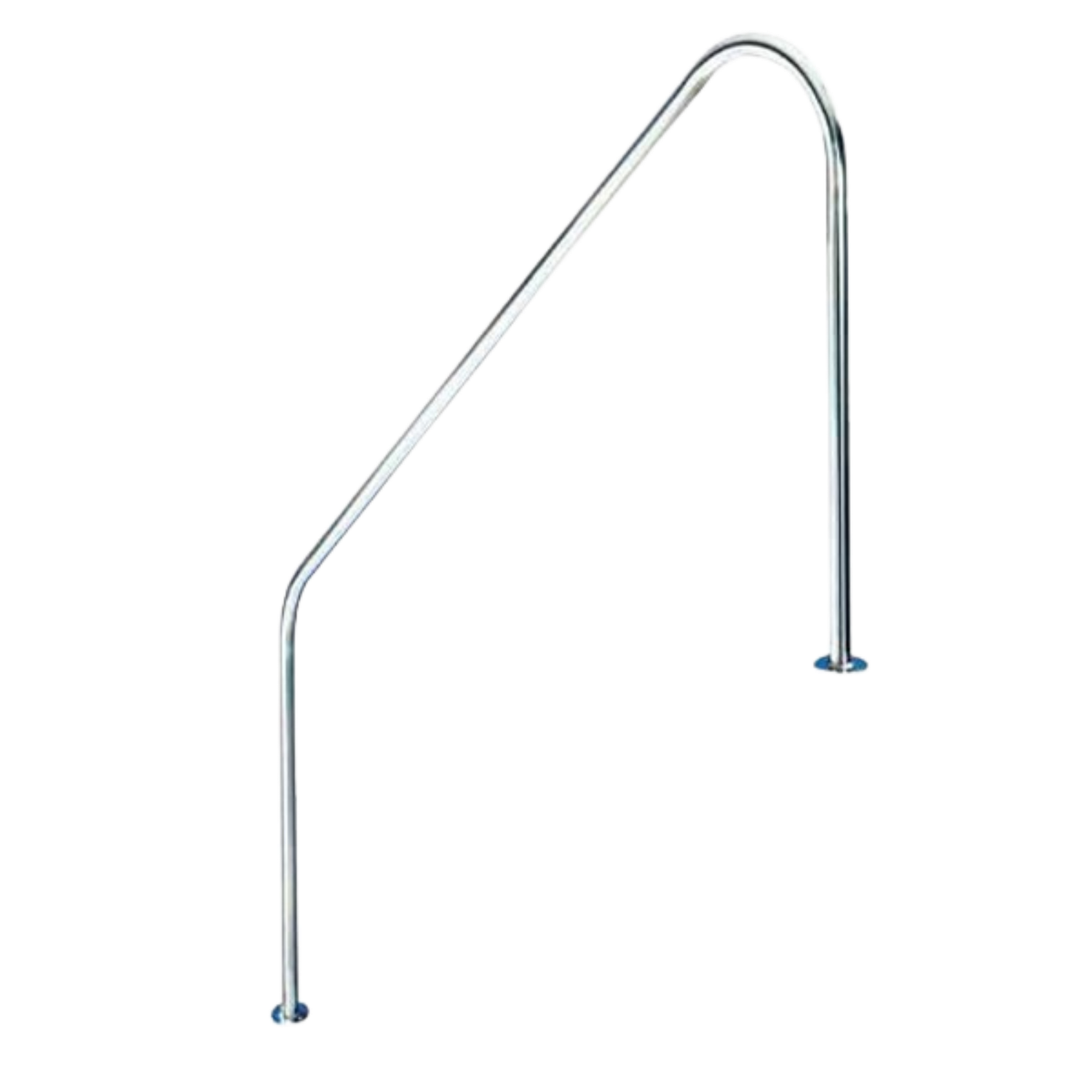 Flexinox Barandilla Exterior de 2 curvas para piscinas