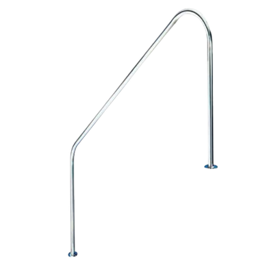 Flexinox Barandilla Exterior de 2 curvas para piscinas