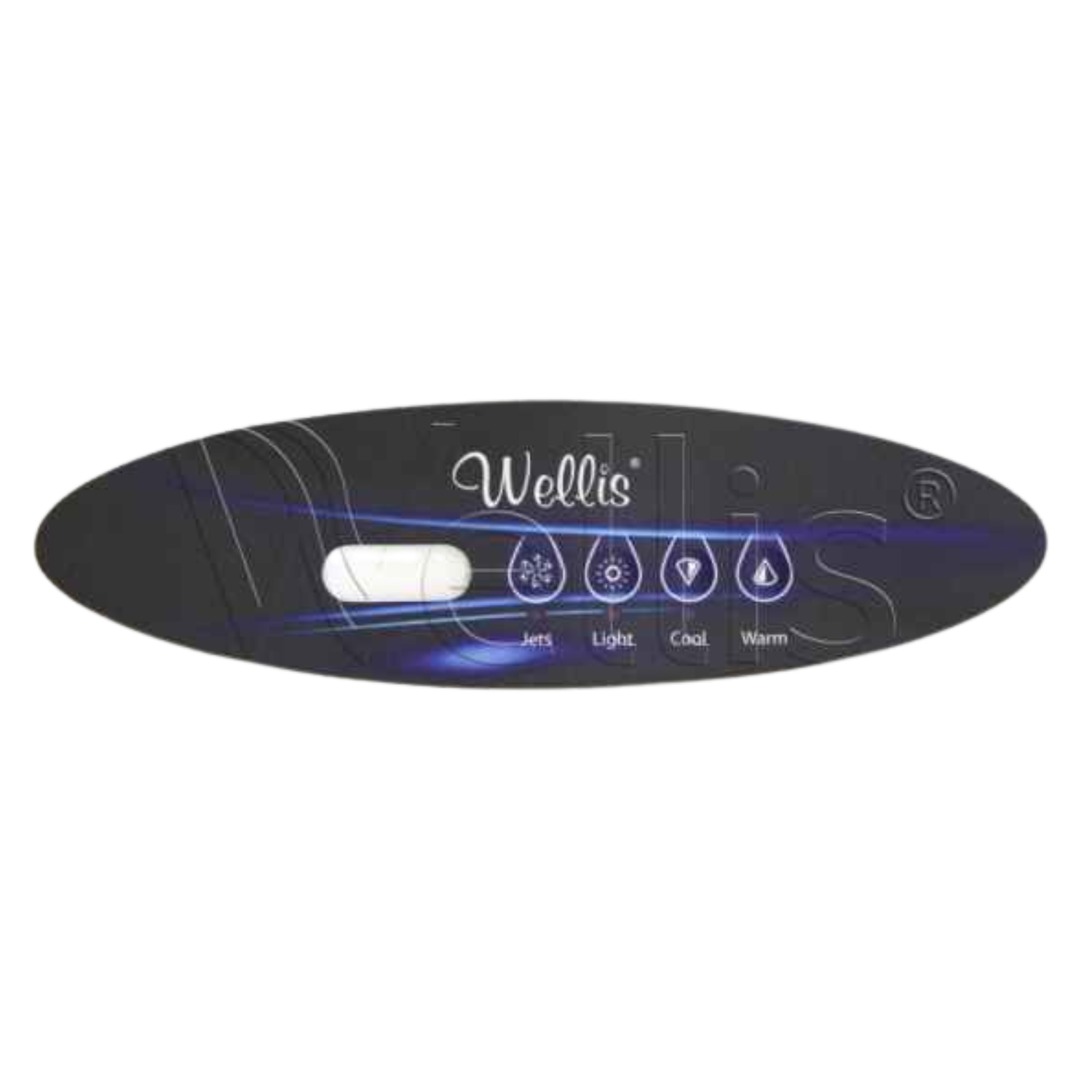 Wellis  Etiqueta de Recubrimiento Panel de Control Spa VL260
