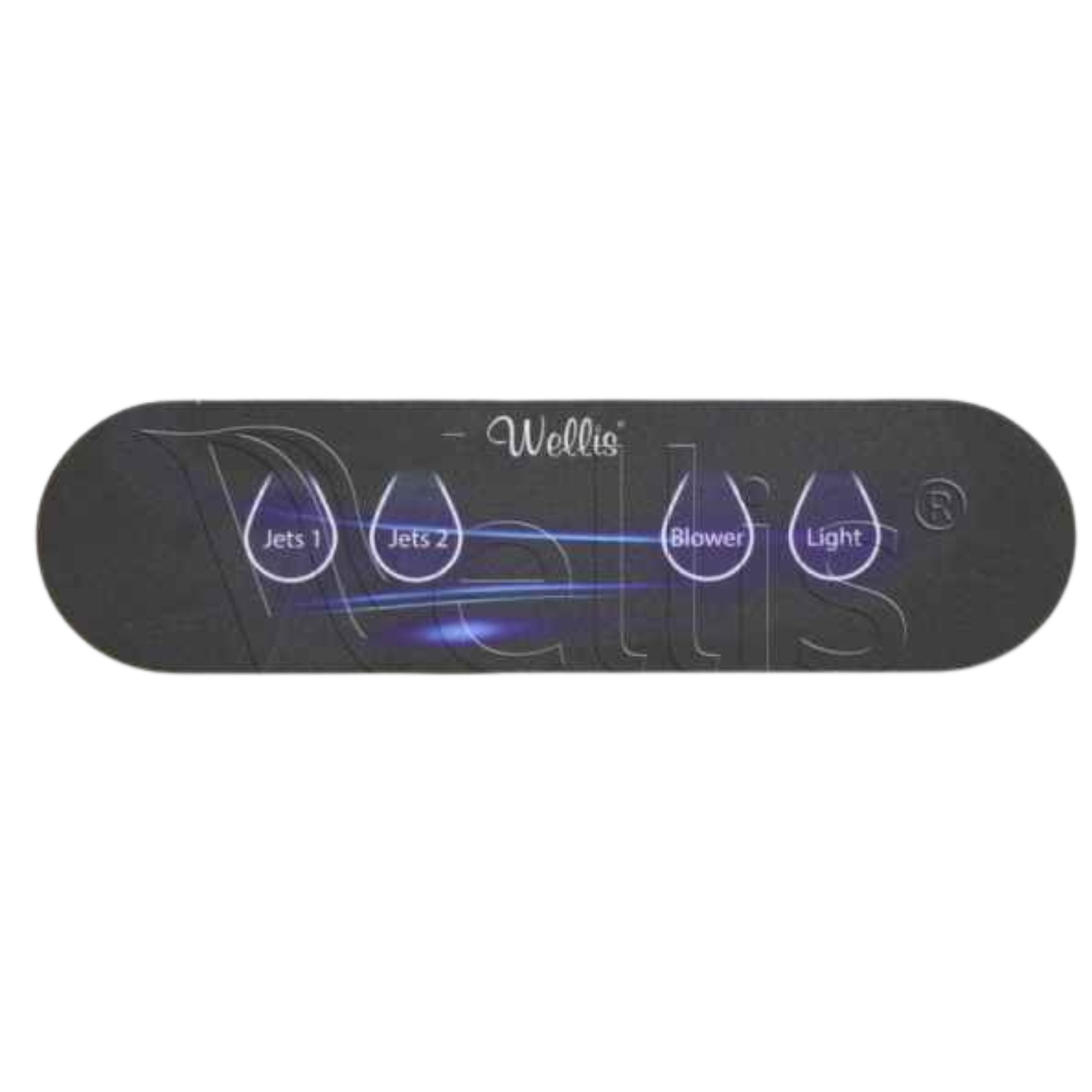 Wellis  Etiqueta de Recubrimiento Panel de Control Spa TP600