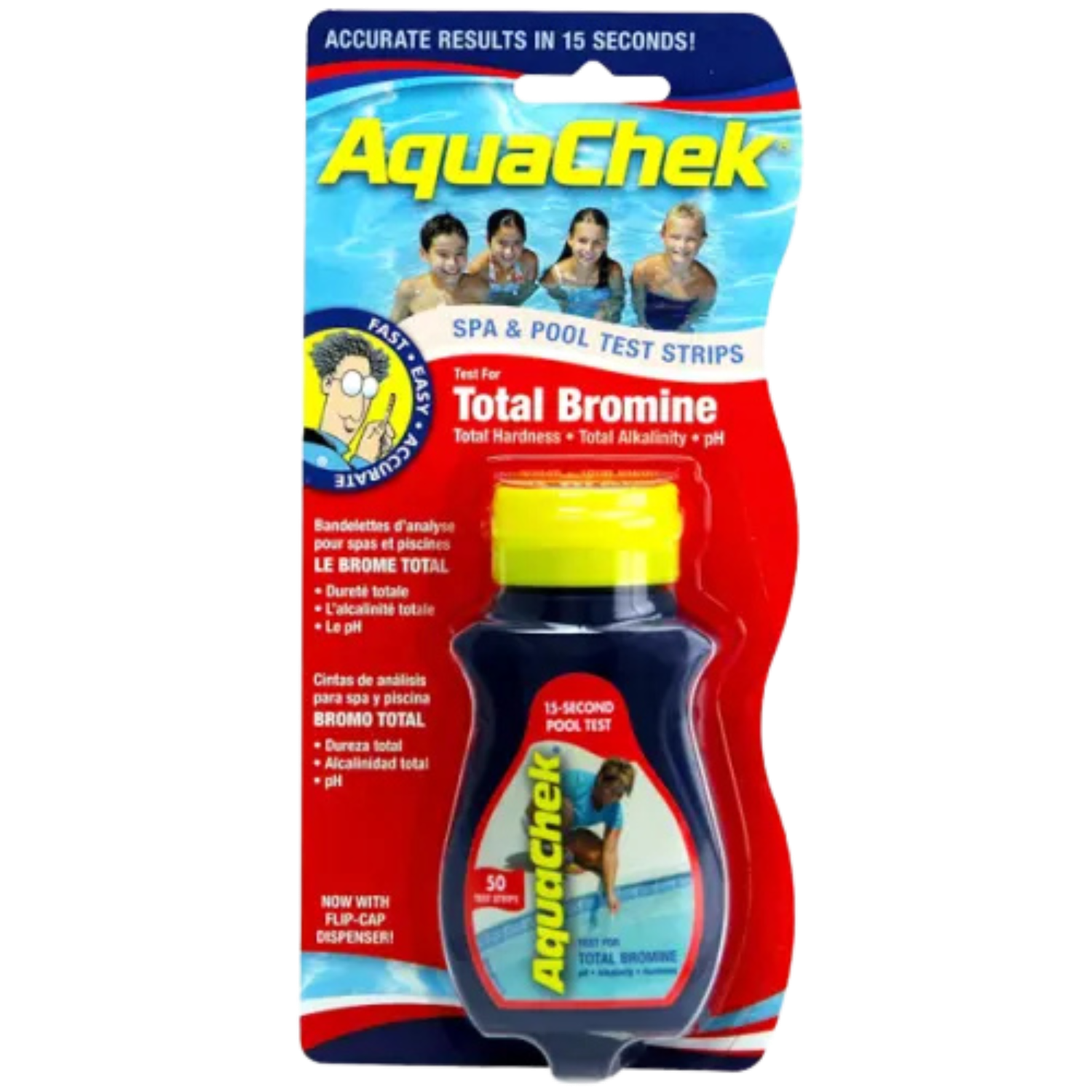 Aquachek Reactivo Rojo 4 en 1 (Bromo)