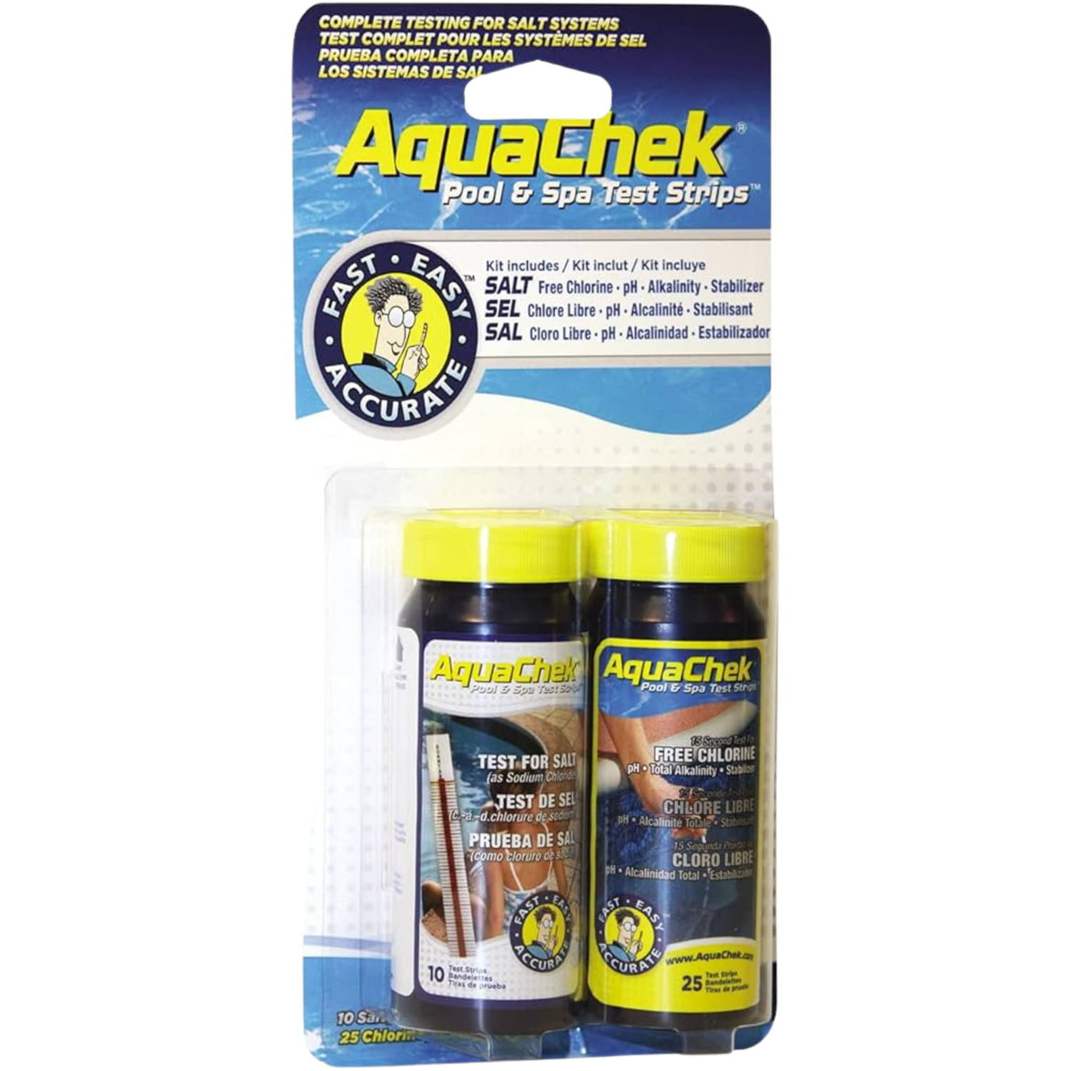 Aquachek Reactivo Sal  Amarillo + Blanco