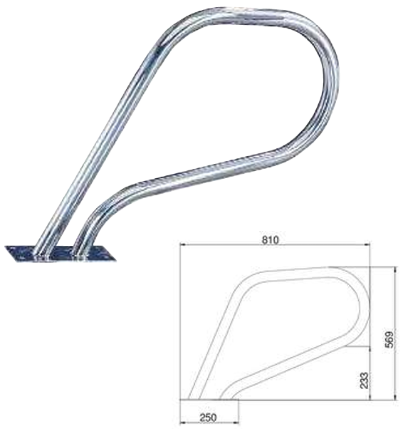 Flexinox Barandilla Exterior 788 mm con pletina