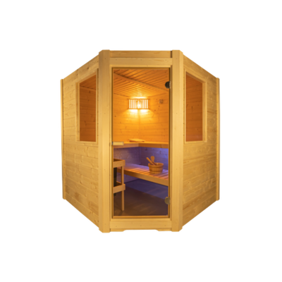 Sentiotec Sauna interior Basic Corner