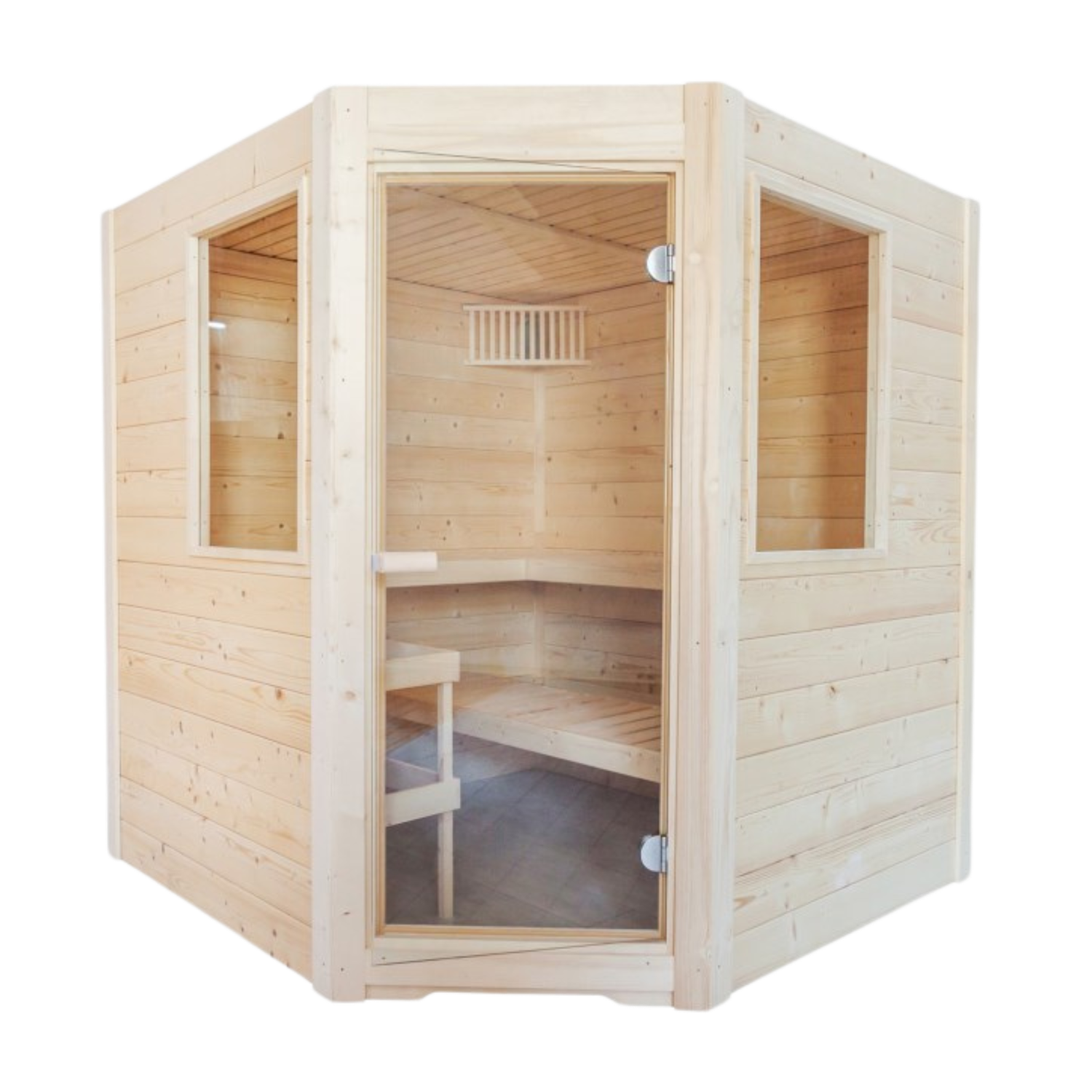 Sentiotec Sauna interior Basic Corner