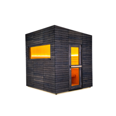 Harvia Saunas de exterior Alpina Medium View y Panorama