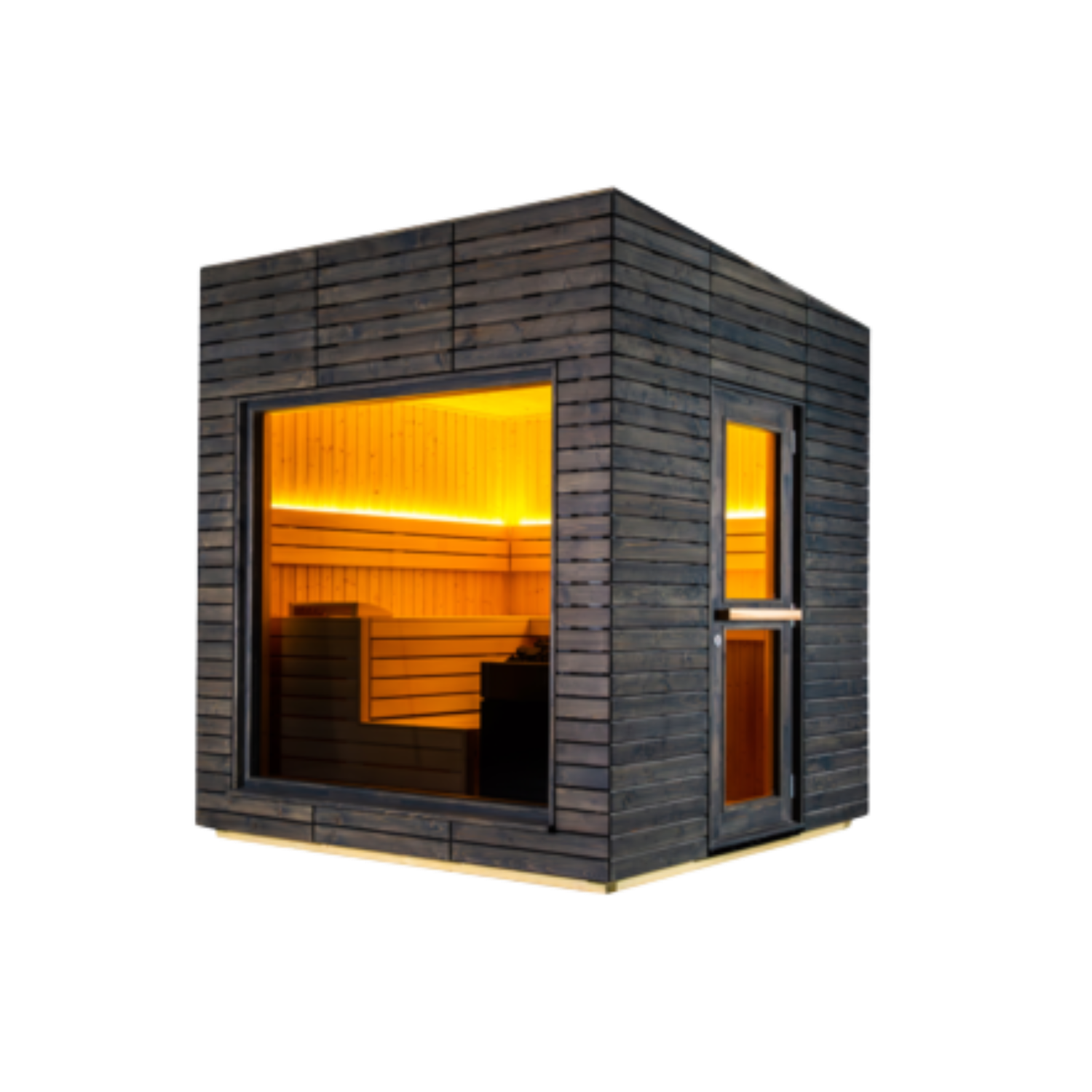 Harvia Saunas de exterior Alpina Medium View y Panorama