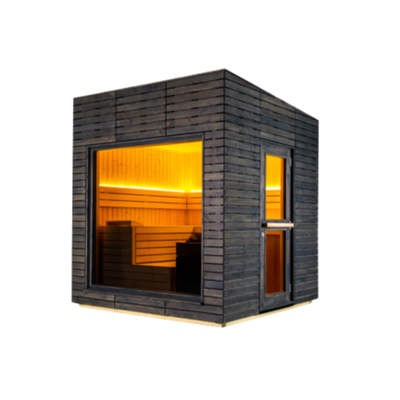 Harvia Saunas de exterior Alpina Medium View y Panorama