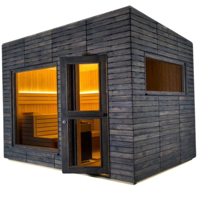 Harvia Saunas de exterior Alpina Large View y Panorama