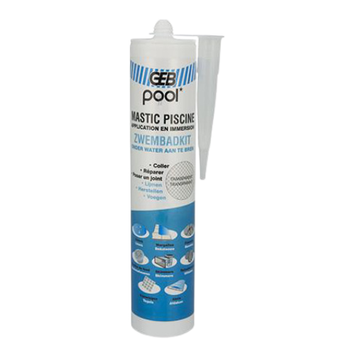 Mastic Masilla para piscina - Sellador adhesivo Transparente