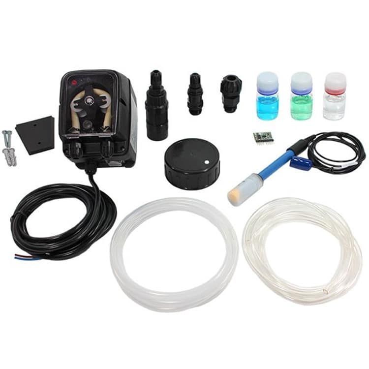 Hayward Kit-módulo pH: Sonda (plástico) premium doble junta, bomba dosificadora y accesorios