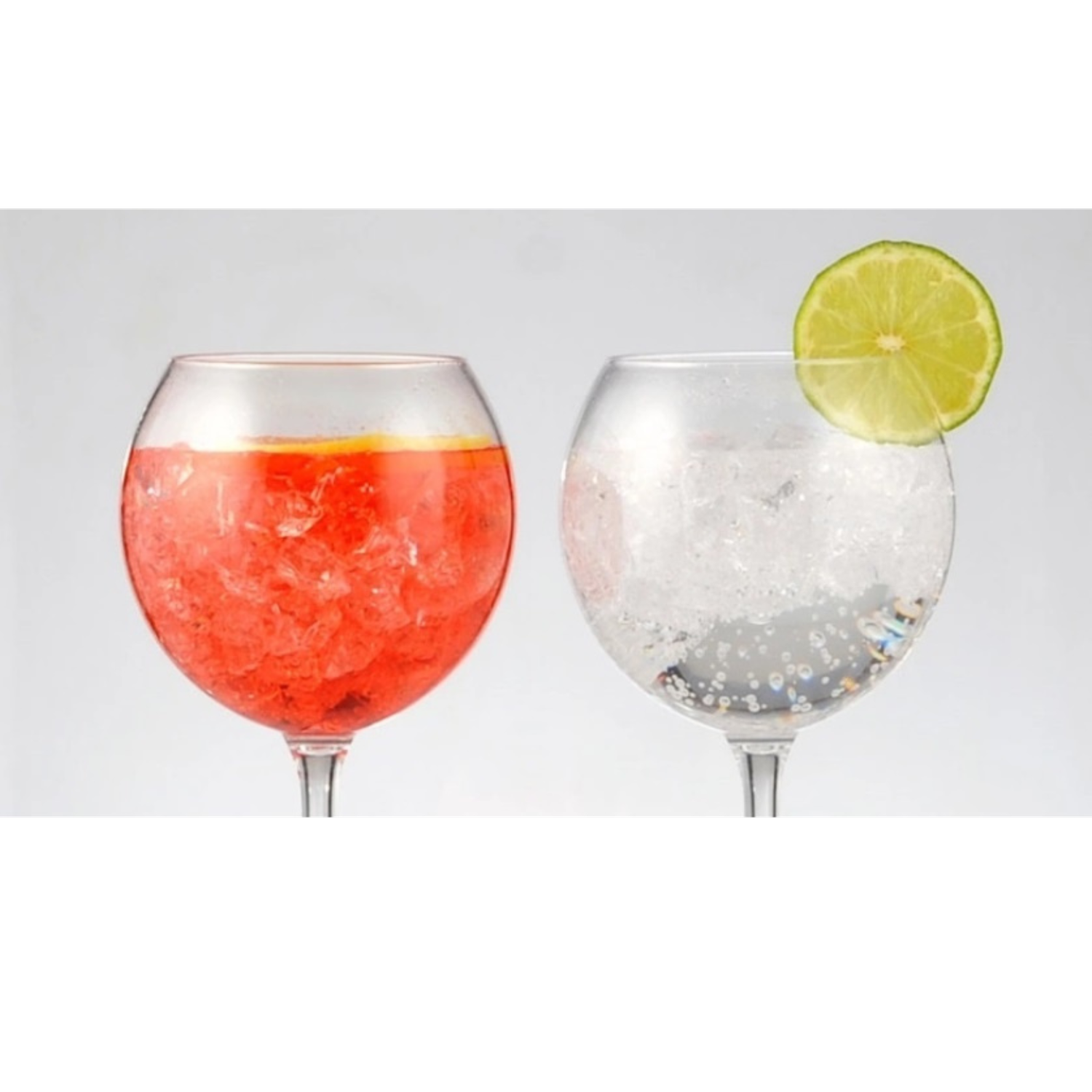 HappyGlass Copa para Gin Tonic de Plástico 630 ml - Set de 2 unidades