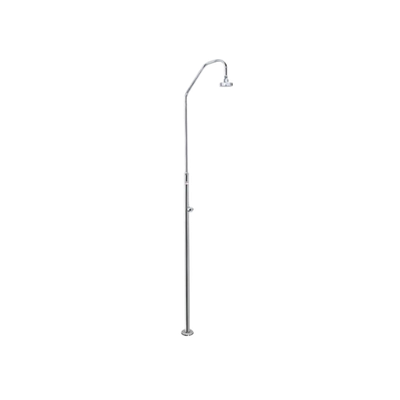 QP Duchas de acero inoxidable 1 brazo C/43