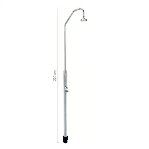 QP Ducha de acero inoxidable1 Brazo C/63