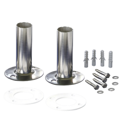 Flexinox Anclaje Desmontable recto AISI304 para escaleras