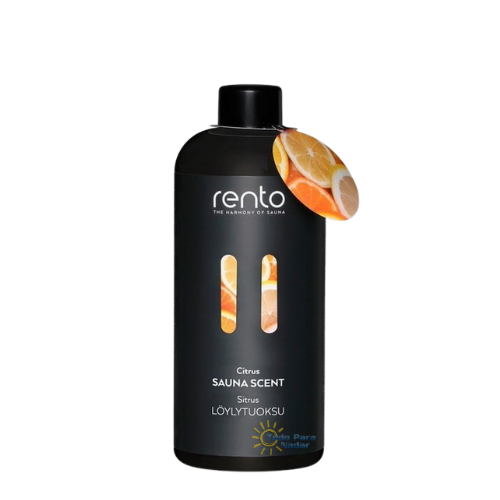 Rento Set de Bambú con Cubo + Cuchara + Fragancia para Sauna