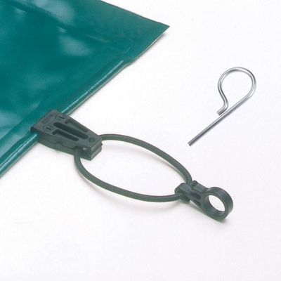 Kit de Fijación con Elástico y Pinza para Cobertores de Invierno color Negro