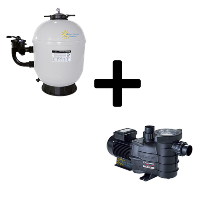 Caseta Elevada Equipada con Filtro LAM. Superpool 2 Classic + Bomba Power FLO II