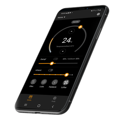 Sentiotec Panel de Control para Sauna - Conectividad - MySentio WiFi