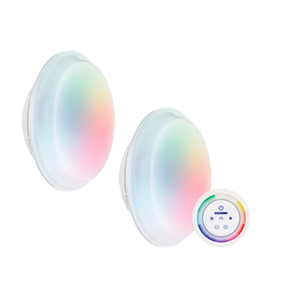 AstralPool 2 lámparas PAR56Plug &amp; Play + control remoto