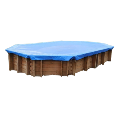 Abatec Cubierta para Piscinas de madera Sea Breeze