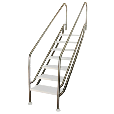 Flexinox Escalera Land de fácil acceso INOX AISI 316L