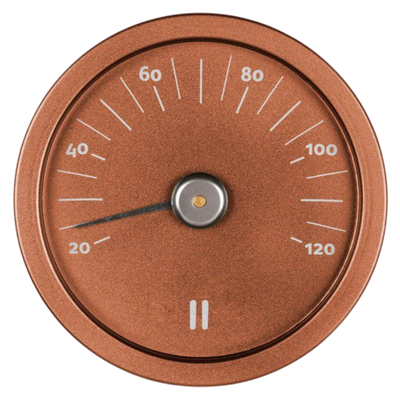 Rento Termómetro para Sauna de Aluminio Redondo