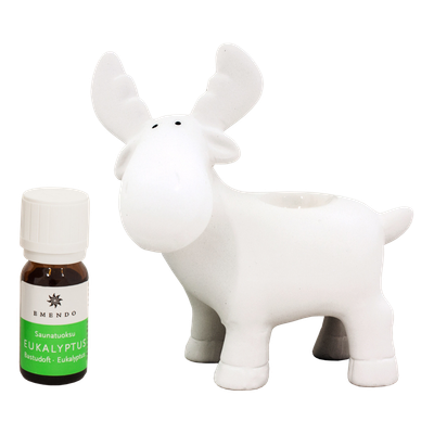 Emendo Aceite Esencial para sauna de Eucalipto con figura Reno