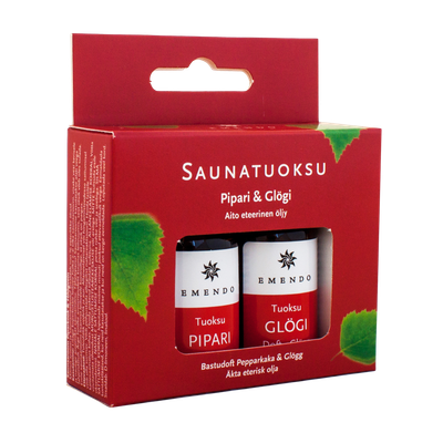 Emendo Aromas de Infusión para Sauna de Jengibre y Vino 2x10ml